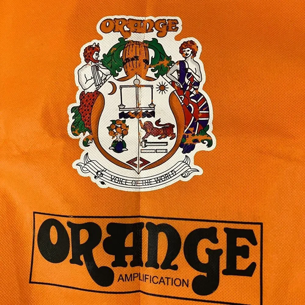 Orange Amplification Tote Bag 17x15 Logo Music Promo Slight Marks See‎ Photos